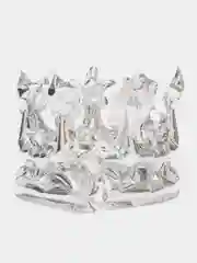 Серебряный корона надувная, фольгированный шар для детей
