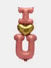 Воздушный шар I love you (Я люблю тебя)