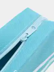 Голубой пенал косметичка с принтом