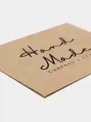 Карточки "Hand Made" с рекомендациями по уходу за вязаными изделиями, крафт, 15 штук