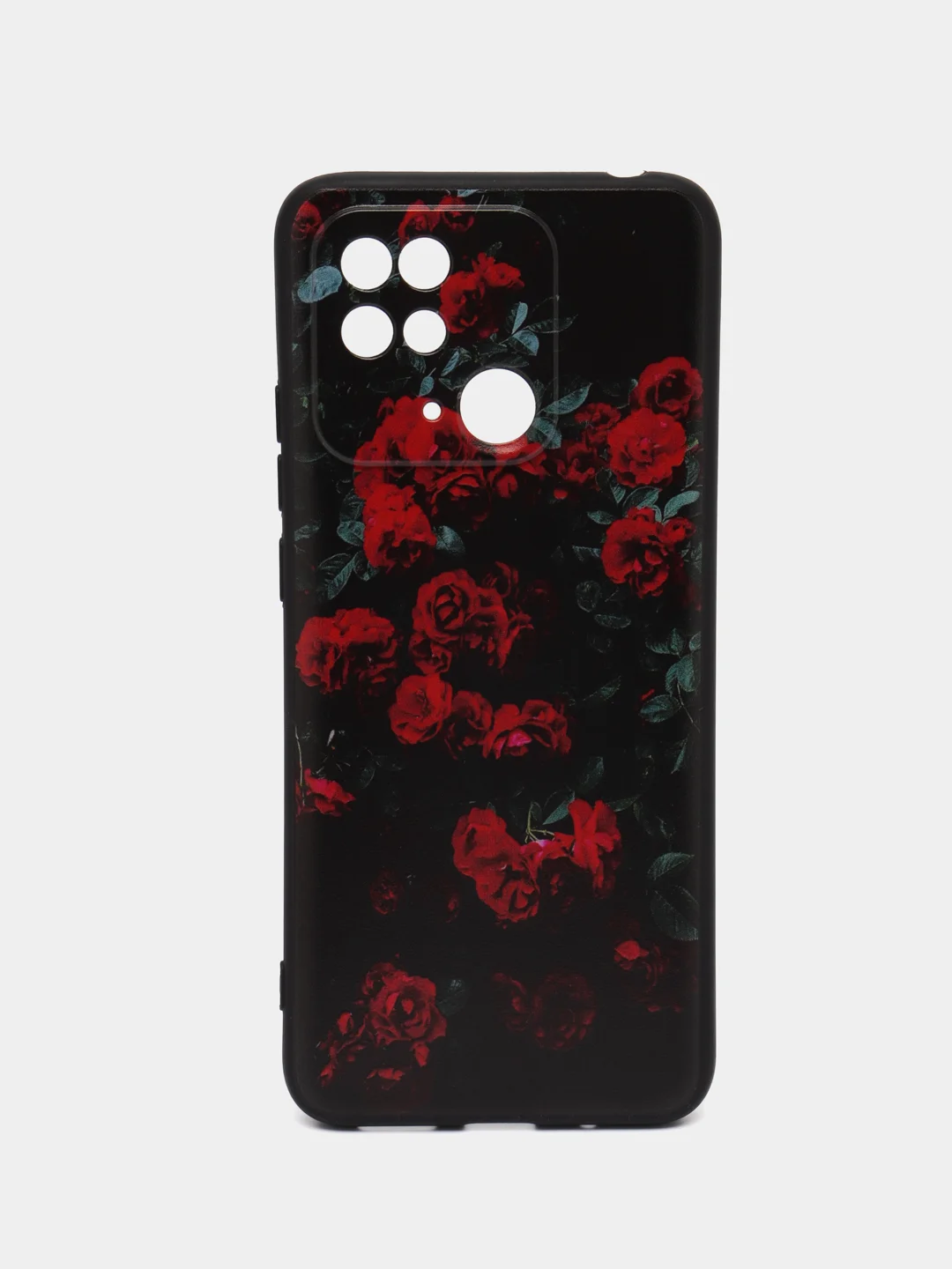 Оранжевый силиконовый чехол для Xiaomi Redmi 10C, Poco C40, (Сяоми Редми 10С / Поко С40), с рисунком, с принтом
