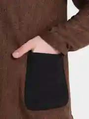 Коричневый пиджак Алга Вип