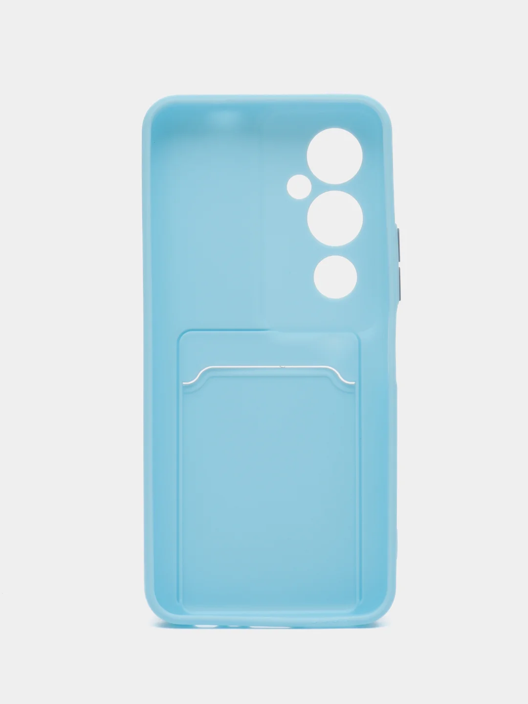 Ледяной силиконовый чехол для Tecno Pova 4 Pro (Техно Пова 4 Про), с карманом для карт, прозрачный