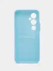 Ледяной силиконовый чехол для Tecno Pova 4 Pro (Техно Пова 4 Про), с карманом для карт, прозрачный