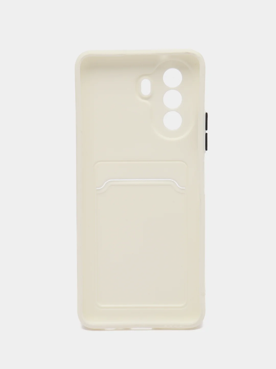 Белый чехол для Huawei Nova Y71 / Y70 / Y70 Plus, с карманом для карт