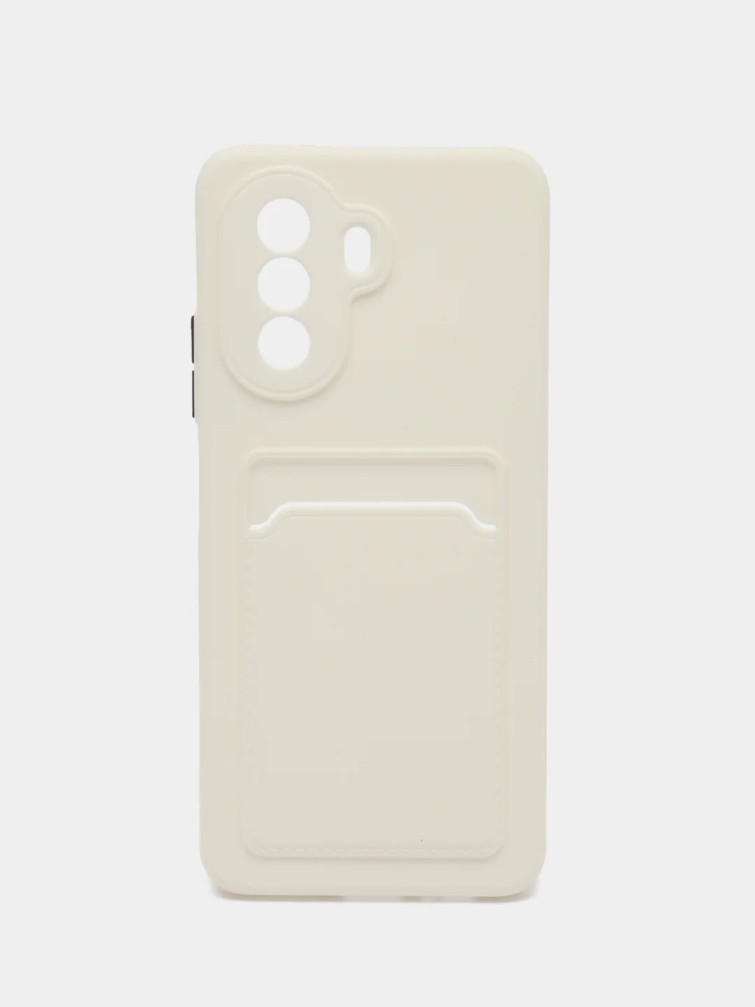 Белый чехол для Huawei Nova Y71 / Y70 / Y70 Plus, с карманом для карт