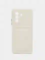 Белый чехол для Huawei Nova Y71 / Y70 / Y70 Plus, с карманом для карт