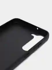 Фиолетовый блестящий чехол для Samsung Galaxy S23 Plus ROSCO со стразами и силиконовой окантовкой