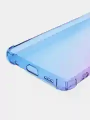 Синий противоударный чехол для Xiaomi Redmi Note 10 Pro силиконовый ROSCO с усиленными углами