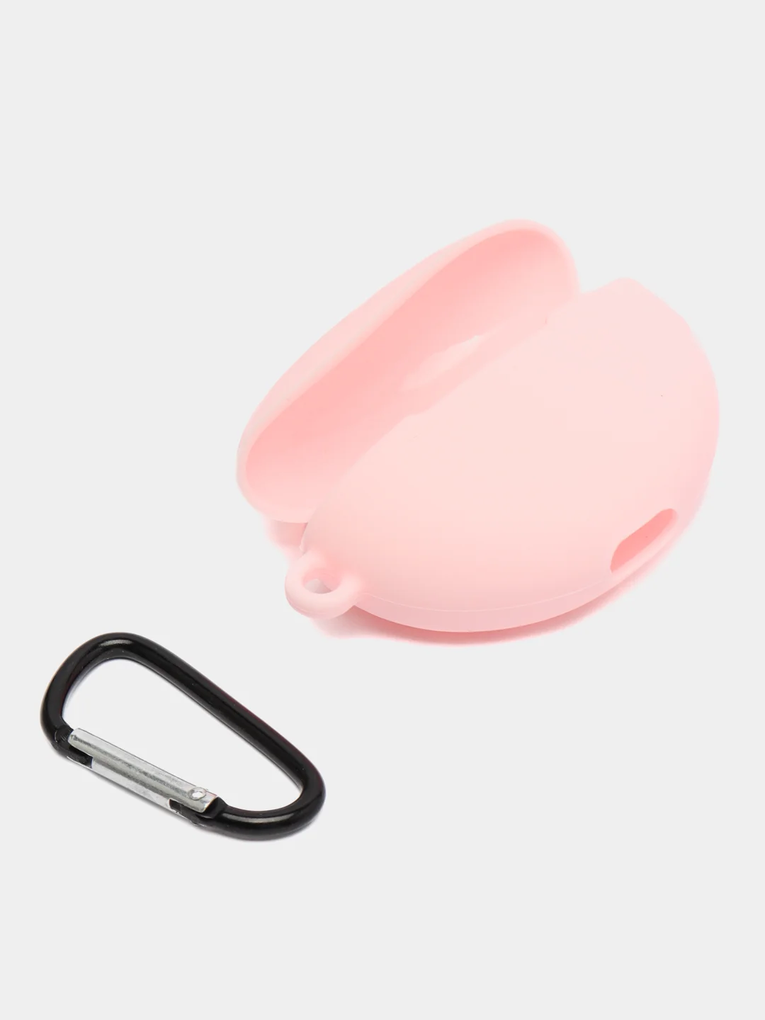 Розовый чехол на Huawei FreeBuds 5i для беспроводных наушников КАРТОФАН силиконовый, матовый, тонкий