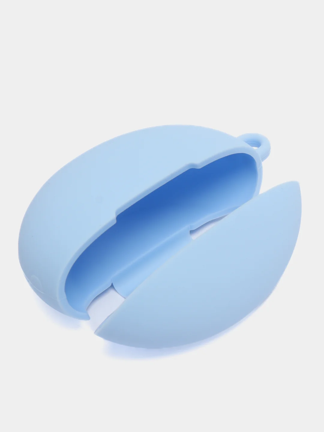 Небесно-голубой чехол на Huawei FreeBuds 5i для беспроводных наушников КАРТОФАН силиконовый, матовый, тонкий