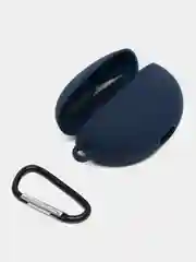 Синий чехол на Huawei FreeBuds 5i для беспроводных наушников КАРТОФАН силиконовый, матовый, тонкий