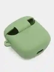 Зеленый чехол на JBL Tune 220 TWS/225 TWS для беспроводных наушников КАРТОФАН, силиконовый матовый
