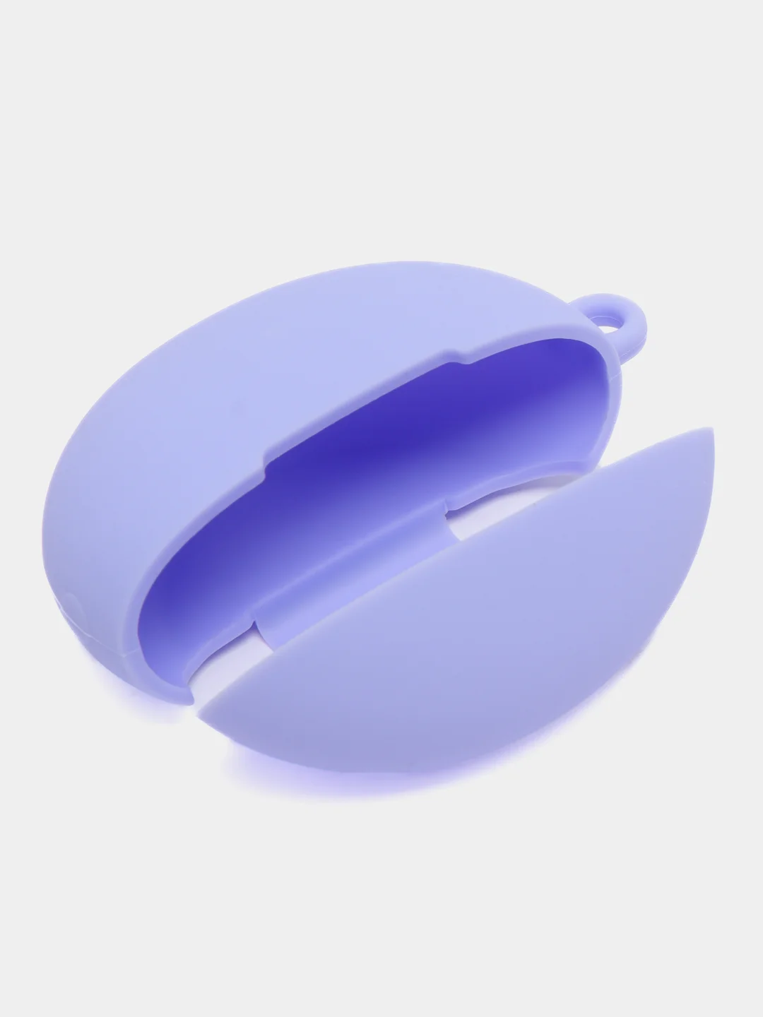 Фиолетовый чехол на Huawei FreeBuds 5i для беспроводных наушников КАРТОФАН силиконовый, матовый, тонкий