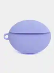 Фиолетовый чехол на Huawei FreeBuds 5i для беспроводных наушников КАРТОФАН силиконовый, матовый, тонкий