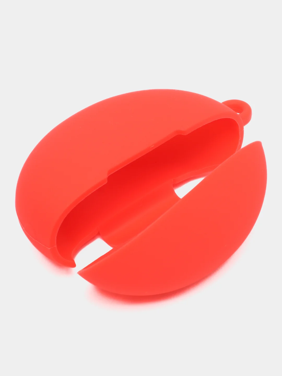 Красный чехол на Huawei FreeBuds 5i для беспроводных наушников КАРТОФАН силиконовый, матовый, тонкий