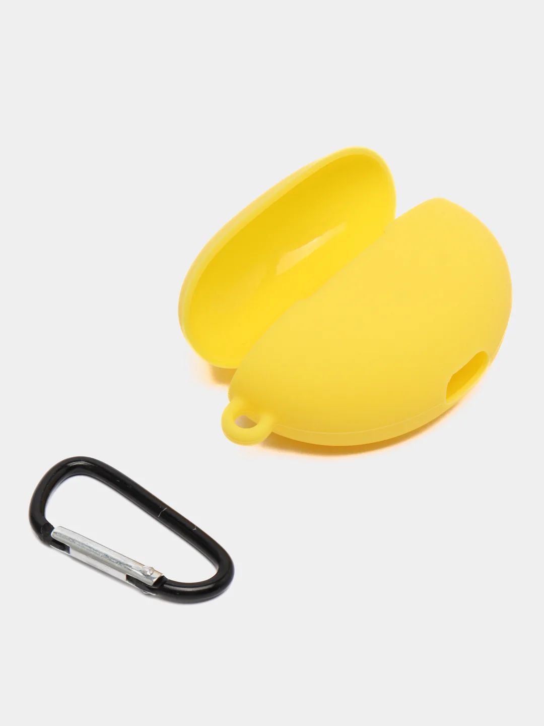 Желтый чехол на Huawei FreeBuds 5i для беспроводных наушников КАРТОФАН силиконовый, матовый, тонкий