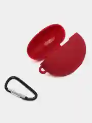 Бордовый чехол на Huawei FreeBuds 5i для беспроводных наушников КАРТОФАН силиконовый, матовый, тонкий