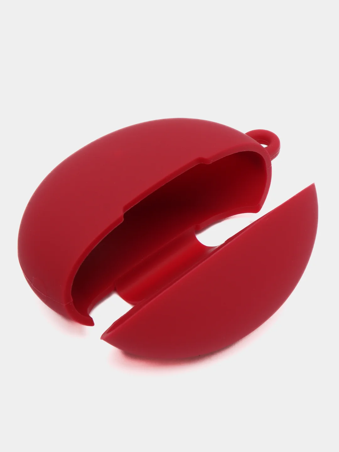 Бордовый чехол на Huawei FreeBuds 5i для беспроводных наушников КАРТОФАН силиконовый, матовый, тонкий
