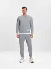 Серый спортивный костюм, мужской