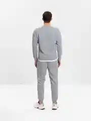 Серый спортивный костюм, мужской