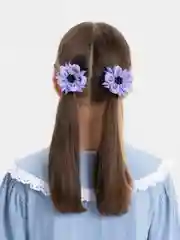 Лавандовый бантики для волос, 2 штуки