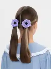 Лавандовый бантики для волос, 2 штуки