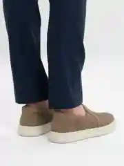 Коричневый кеды мужские Rieker из натуральной кожи