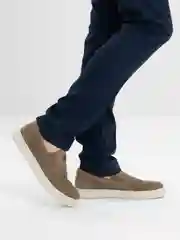 Коричневый кеды мужские Rieker из натуральной кожи