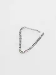 Серебряный мужской браслет 18 см, 7 мм
