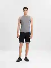 Черный мужские спортивные шорты