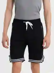 Черный мужские спортивные шорты