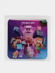 Аметистовый 3d-стикеры, наклейки на телефон Minecraft (Майнкрафт), Маша и Медведь