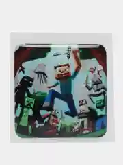 Горчичный 3d-стикеры, наклейки на телефон Minecraft (Майнкрафт), Маша и Медведь