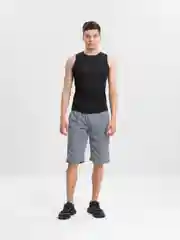 Серебряный мужские спортивные шорты