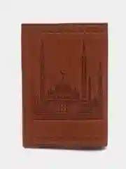 Рыжий обложка на паспорт для мусульман из натуральной кожи