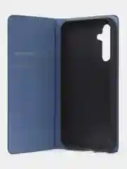 Синий чехол-книжка для Samsung A54 из нубука Super Creative