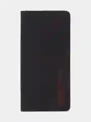 Черный чехол-книжка для Samsung A54 из нубука Super Creative