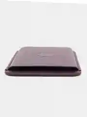 Тёмно-бордовый картхолдер на iPhone, с поддержкой MagSafe Leather Wallet