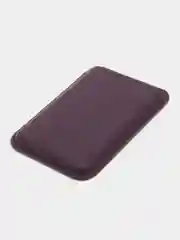 Тёмно-бордовый картхолдер на iPhone, с поддержкой MagSafe Leather Wallet