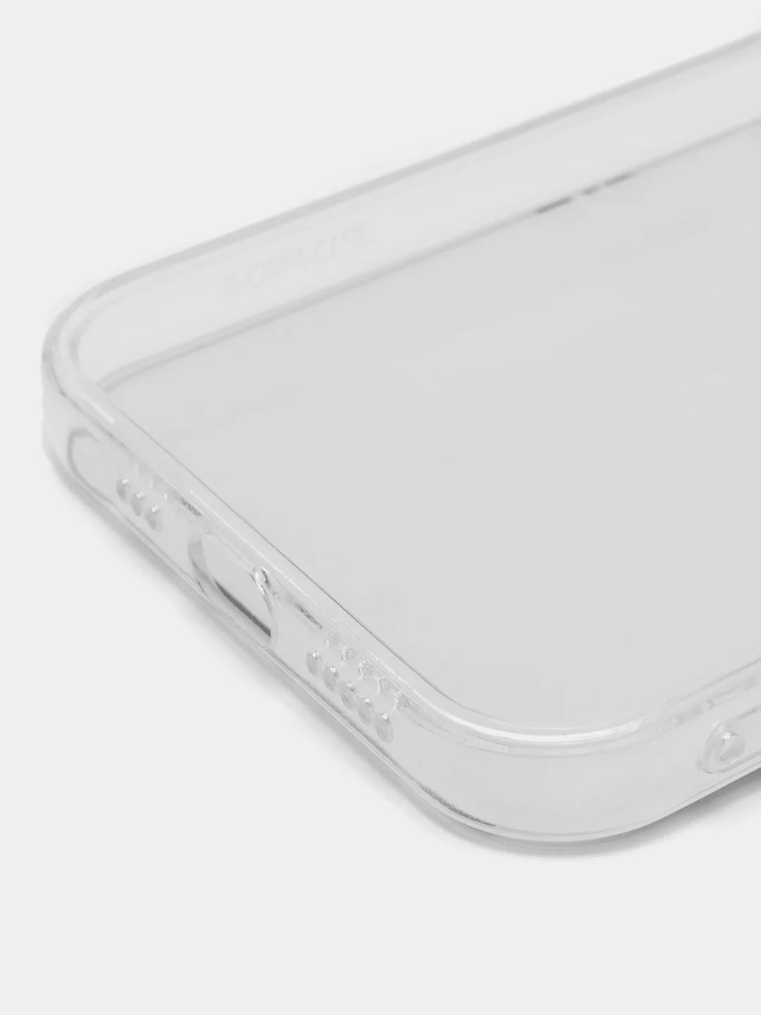 Серый силиконовый чехол на iPhone 13 Pro/Айфон 13 Pro прозрачный, с рисунком, защита камеры