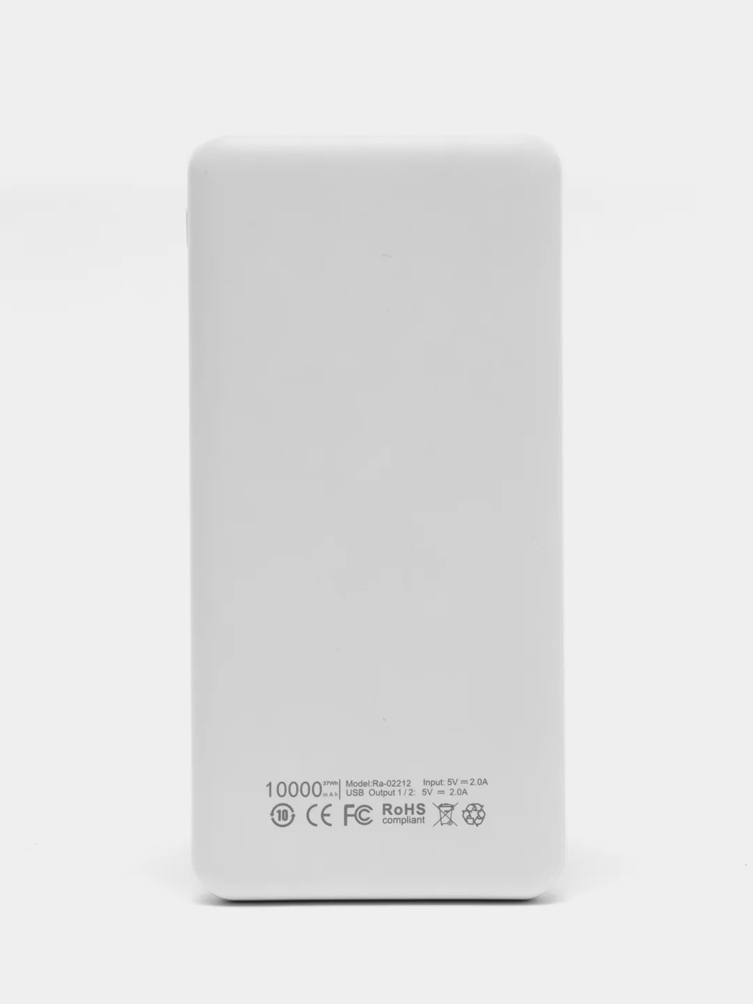 Белый повербанк внешний аккумулятор  10000 mAh