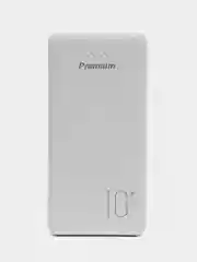 Белый повербанк внешний аккумулятор  10000 mAh