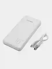 Белый повербанк внешний аккумулятор  10000 mAh