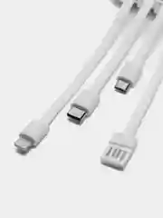 Белый повербанк внешний аккумулятор, 10000 mAh