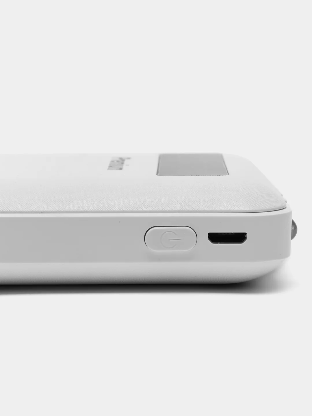 Белый повербанк внешний аккумулятор, 10000 mAh