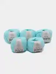 Голубой пряжа YarnArt Jeans (Ярнарт Джинс), 5 мотков