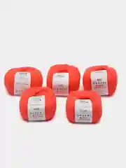Медный пряжа Gazzal Baby Cotton, 5 мотков в комплекте, 40% акрил, 60% хлопок, 50 г, 165 м