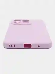 Сиреневый чехол для Honor X8a (Хонор Х8а), прозрачный