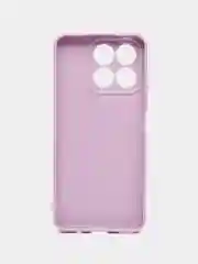 Сиреневый чехол для Honor X8a (Хонор Х8а), прозрачный